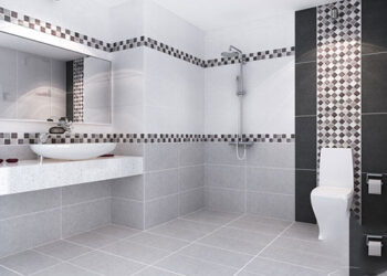 Gợi ý lựa chọn gạch 400x800 ốp tường không gian phòng tắm cao cấp
